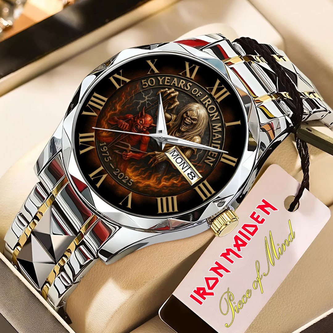 Iron Maiden 1 Diamond Alloy Luxury Quartz Watch