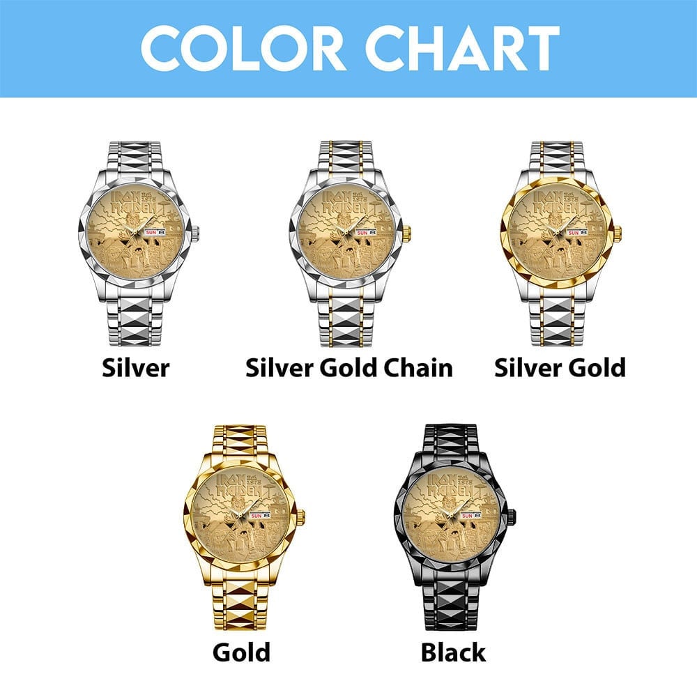 Iron Maiden 6 Diamond Alloy Luxury Quartz Watch