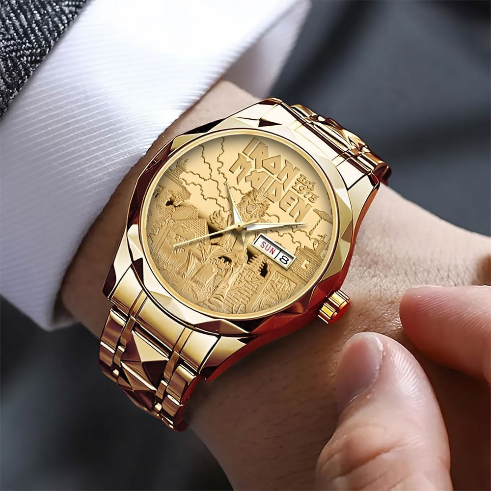 Iron Maiden 6 Diamond Alloy Luxury Quartz Watch