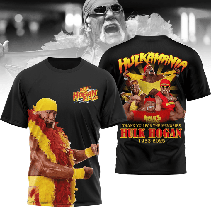 Hulk Hogan 4 Limited 3D Apparel T shirt