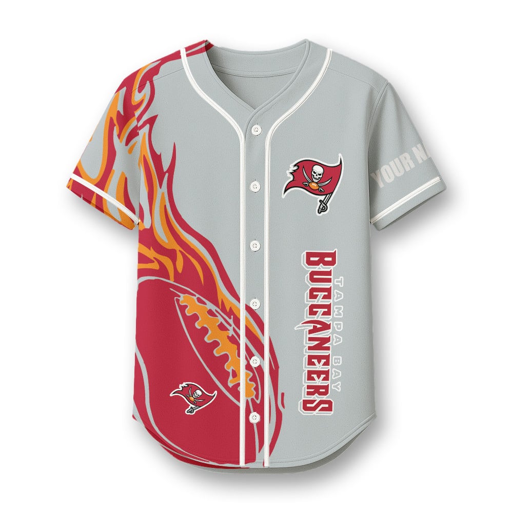 Tampa Bay Buccaneers X Native American PREMIUM 3D Apparel Baseball Jersey Custom Name