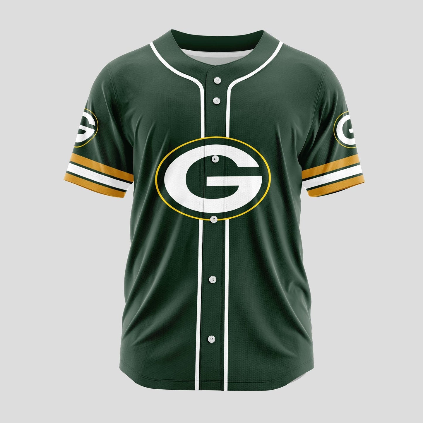 Green Bay Packers | Classic PREMIUM 3D Apparel Baseball Jersey Custom Name Number