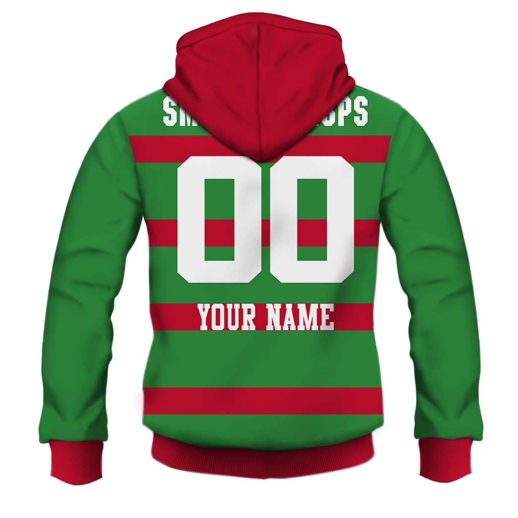 1989 South Sydney Rabbitohs Retro Jersey Full Custom Name Number