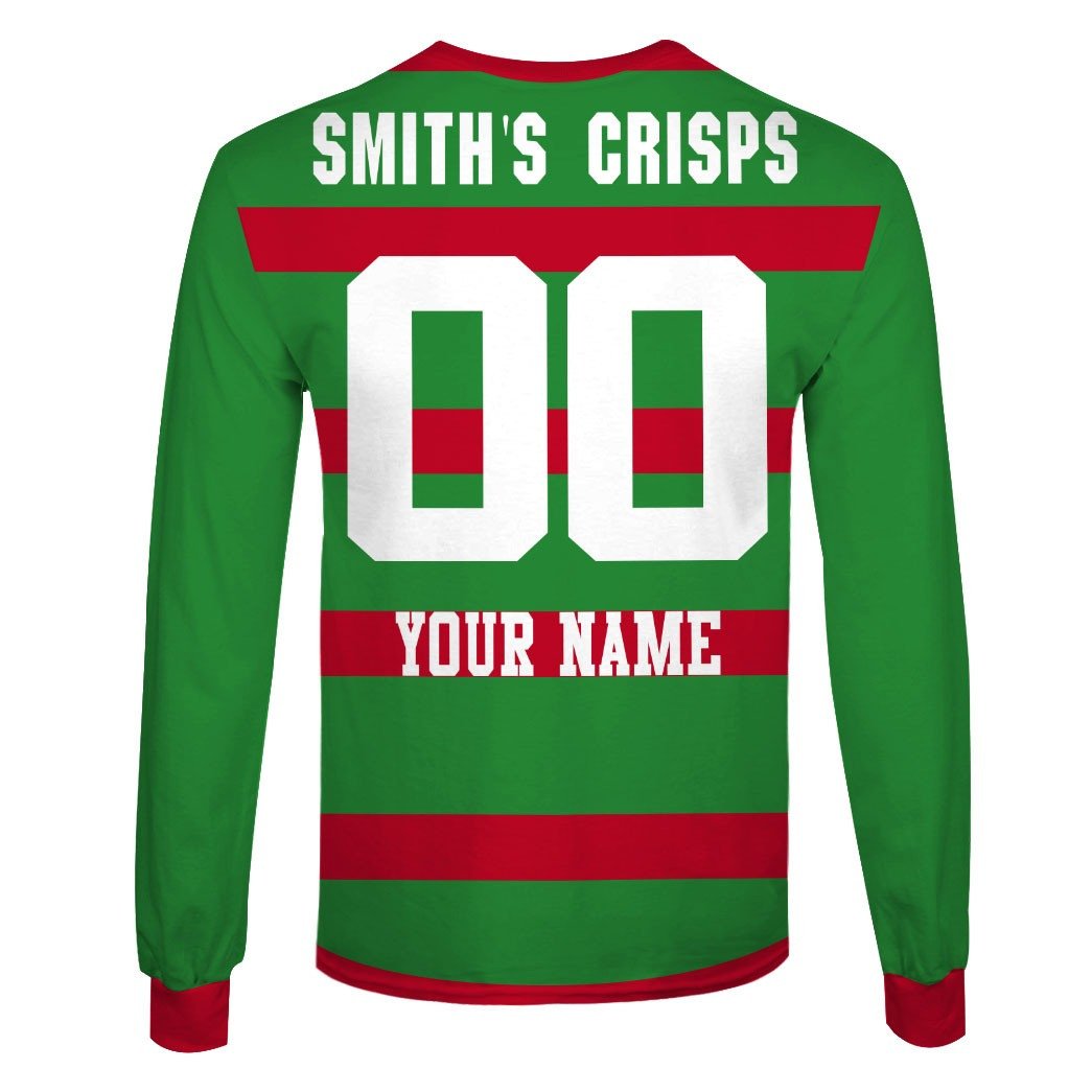1989 South Sydney Rabbitohs Retro Jersey Full Custom Name Number