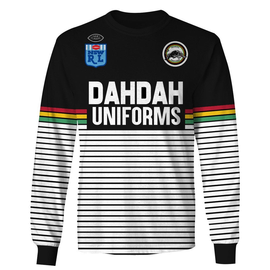 Personalised Vintage 1991 ARL/NRL Penrith Panthers Retro Jersey Full Custom Name Number