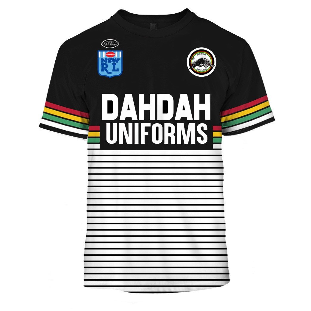 Personalised Vintage 1991 ARL/NRL Penrith Panthers Retro Jersey Full Custom Name Number