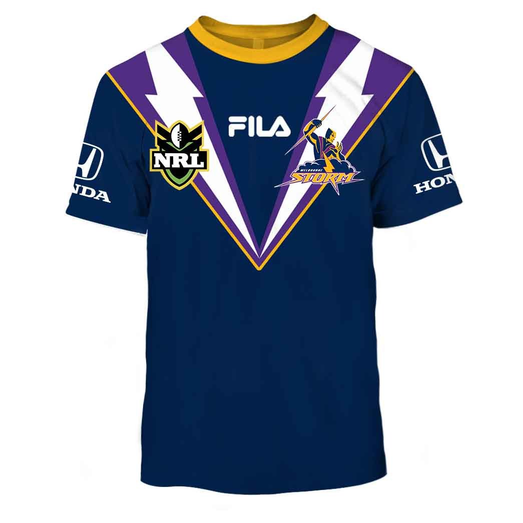 Personalised NRL Melbourne Storm 1999 Vintage Home Jersey Full Custom Name Number