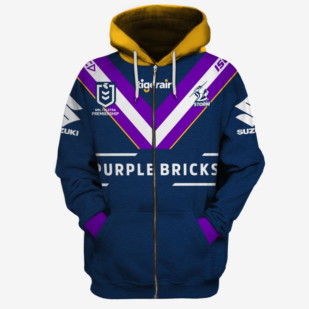 Personalised NRL Melbourne Storm 2019 Jersey Full Custom Name Number