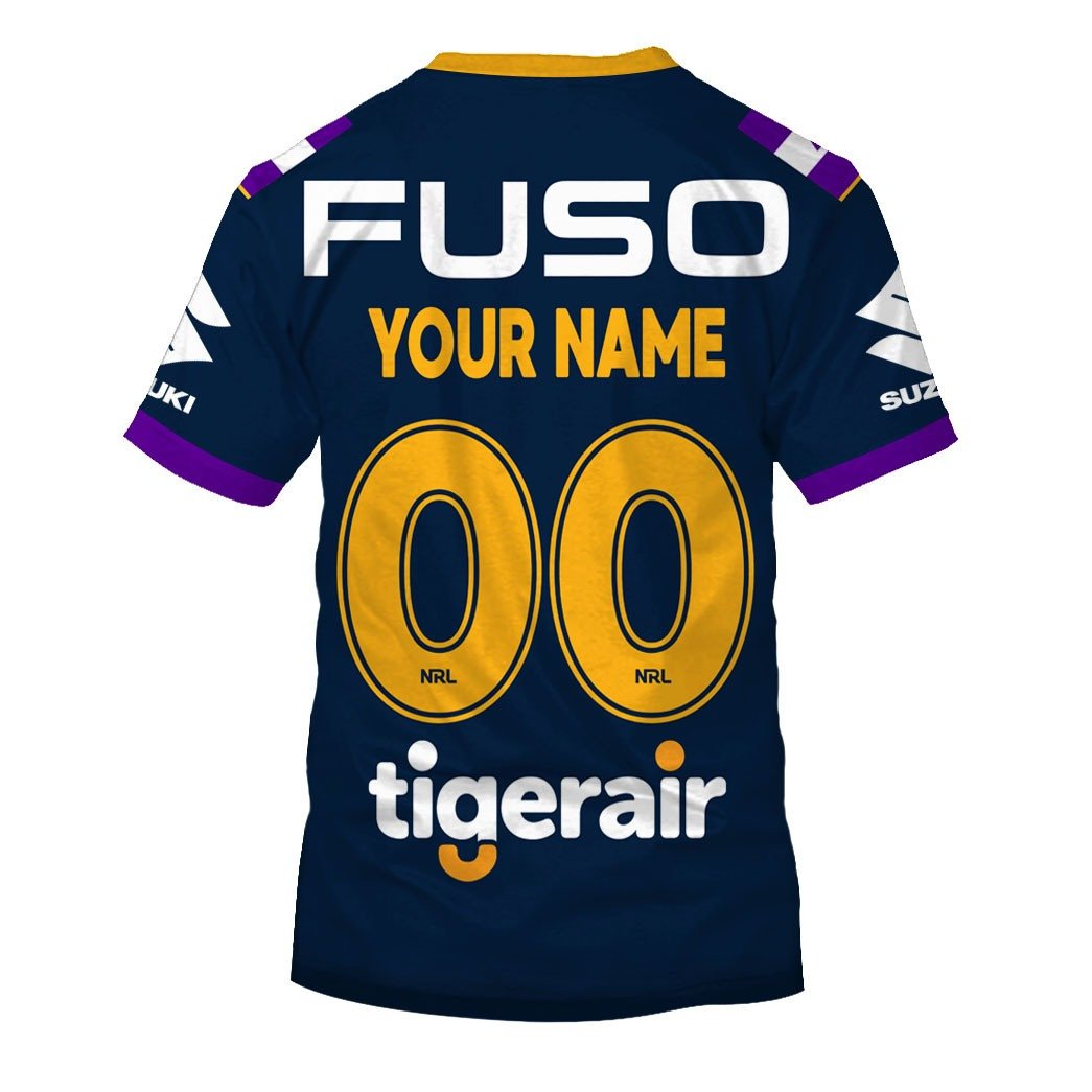 Personalised NRL Melbourne Storm 2019 Jersey Full Custom Name Number