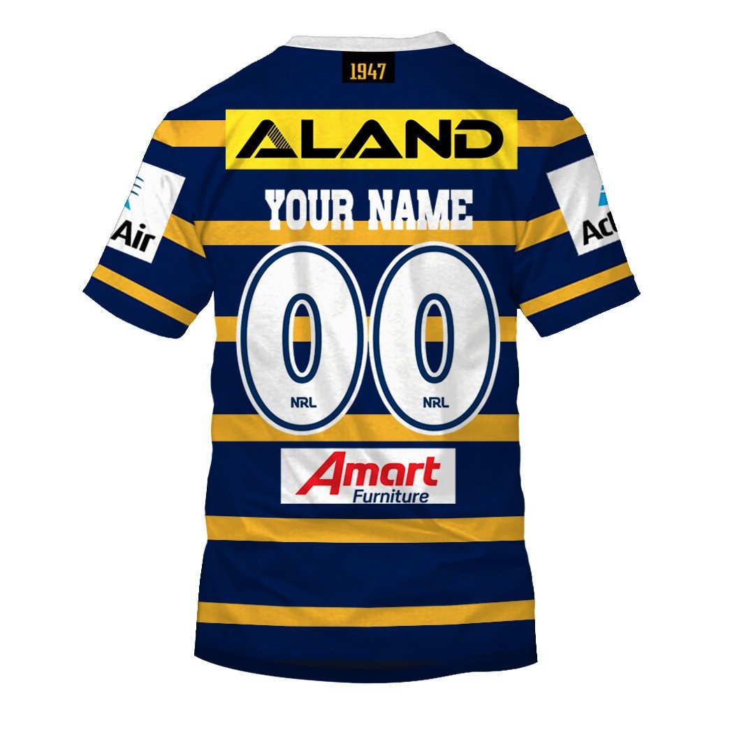 Personalized Parramatta Eels 2019 Home Jersey Full Custom Name Number