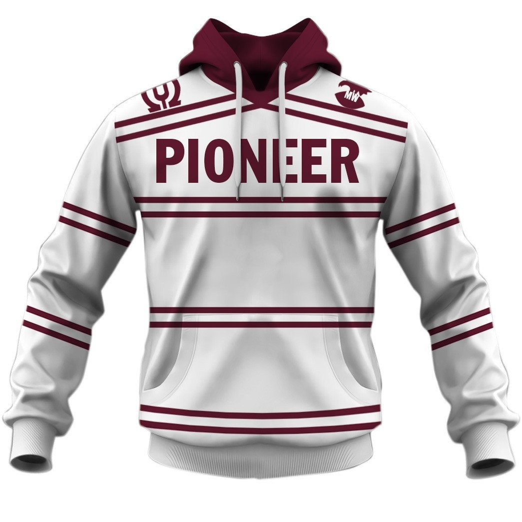 Personalized Manly Sea Eagles NRL 1976 Retro Throwback Vintage Jersey Full Custom Name Number