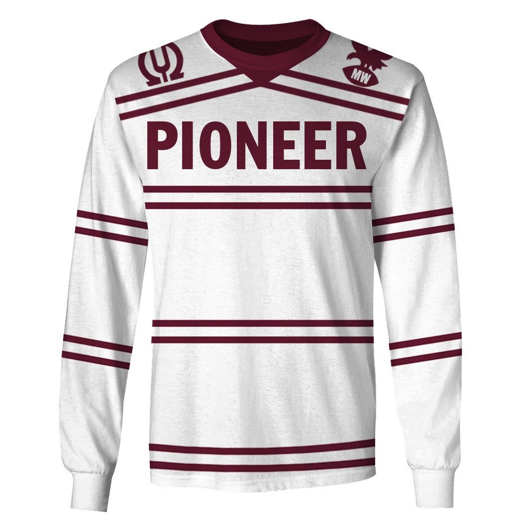 Personalized Manly Sea Eagles NRL 1976 Retro Throwback Vintage Jersey Full Custom Name Number