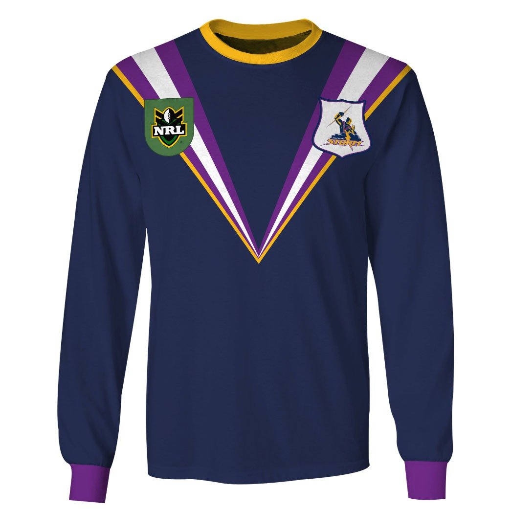 Melbourne Storm 1998 ARL/NRL Vintage Retro Heritage Jersey Full Custom Name Number