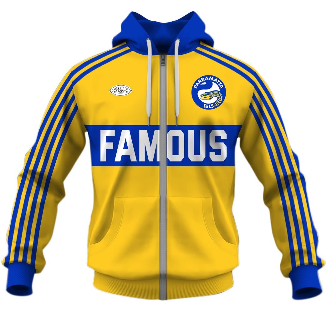 Parramatta Eels 1980 Famous ARL/NRL Vintage Retro Jersey Full Custom Name Number
