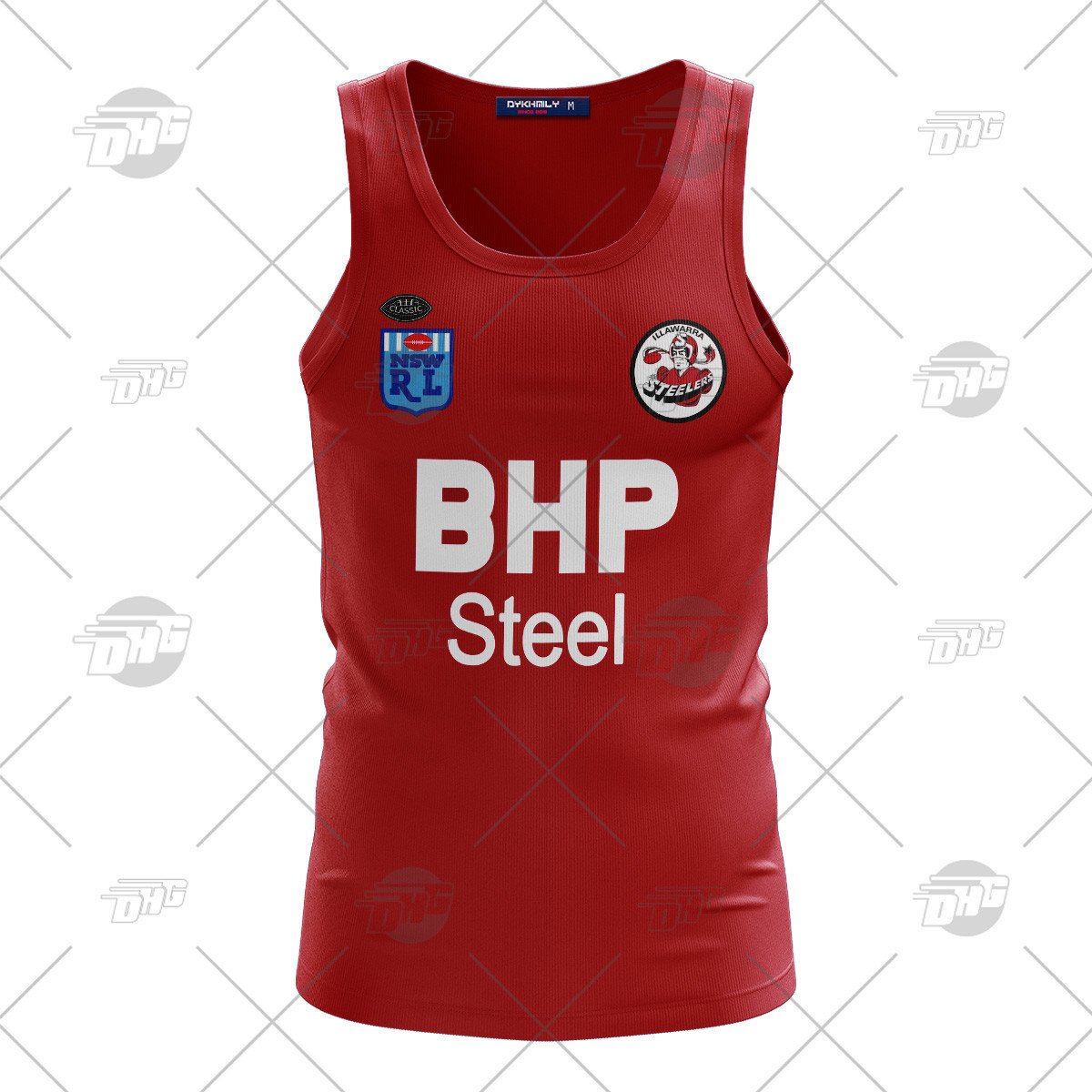 Personalized Illawarra Steelers 1987 ARL/NRL Vintage Retro Tank Top For Men Women Custom Name Number