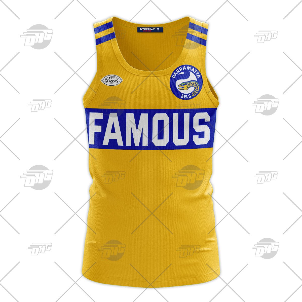 Personalized Parramatta Eels 1980 Famous ARL/NRL Vintage Retro Tank Top For Men Women Custom Name Number