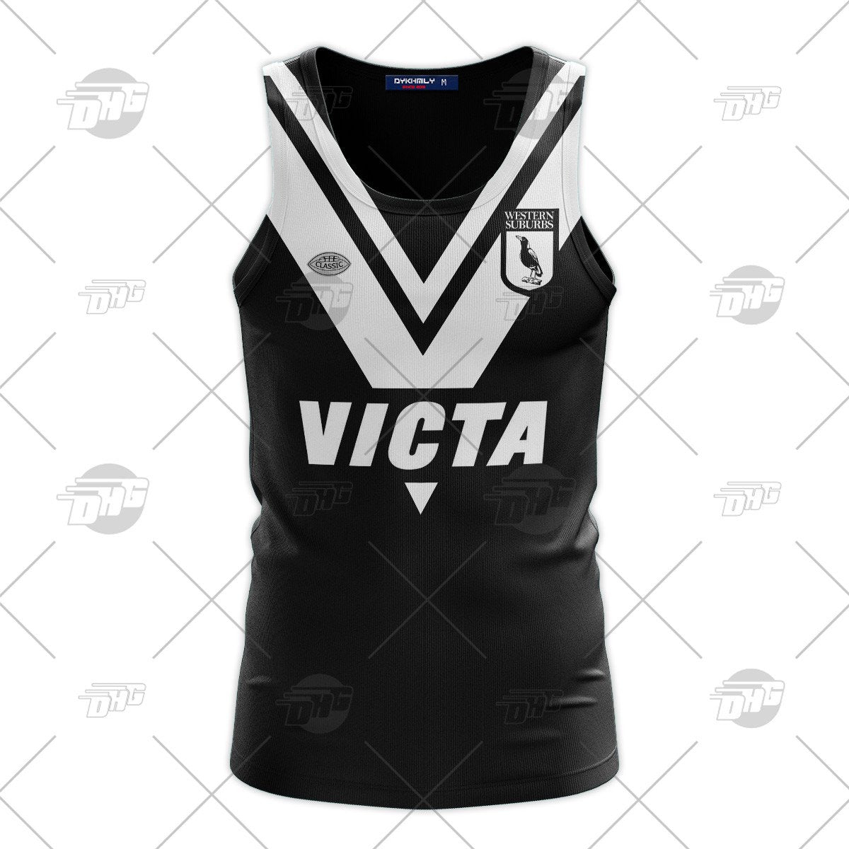 Personalized Western Suburbs Magpies 1978 ARL/NRL Vintage Retro Tank Top For Men Women Custom Name Number