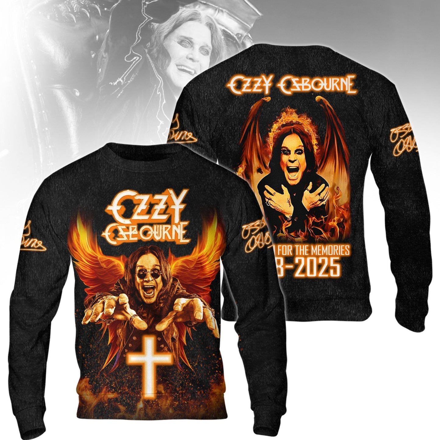 Ozzy Osbourne 3D Apparel Full Style