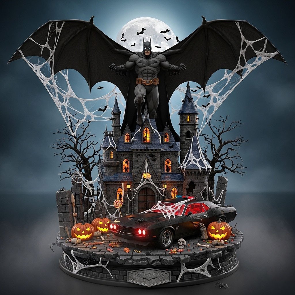 Batman Halloween Acrylic Plaque