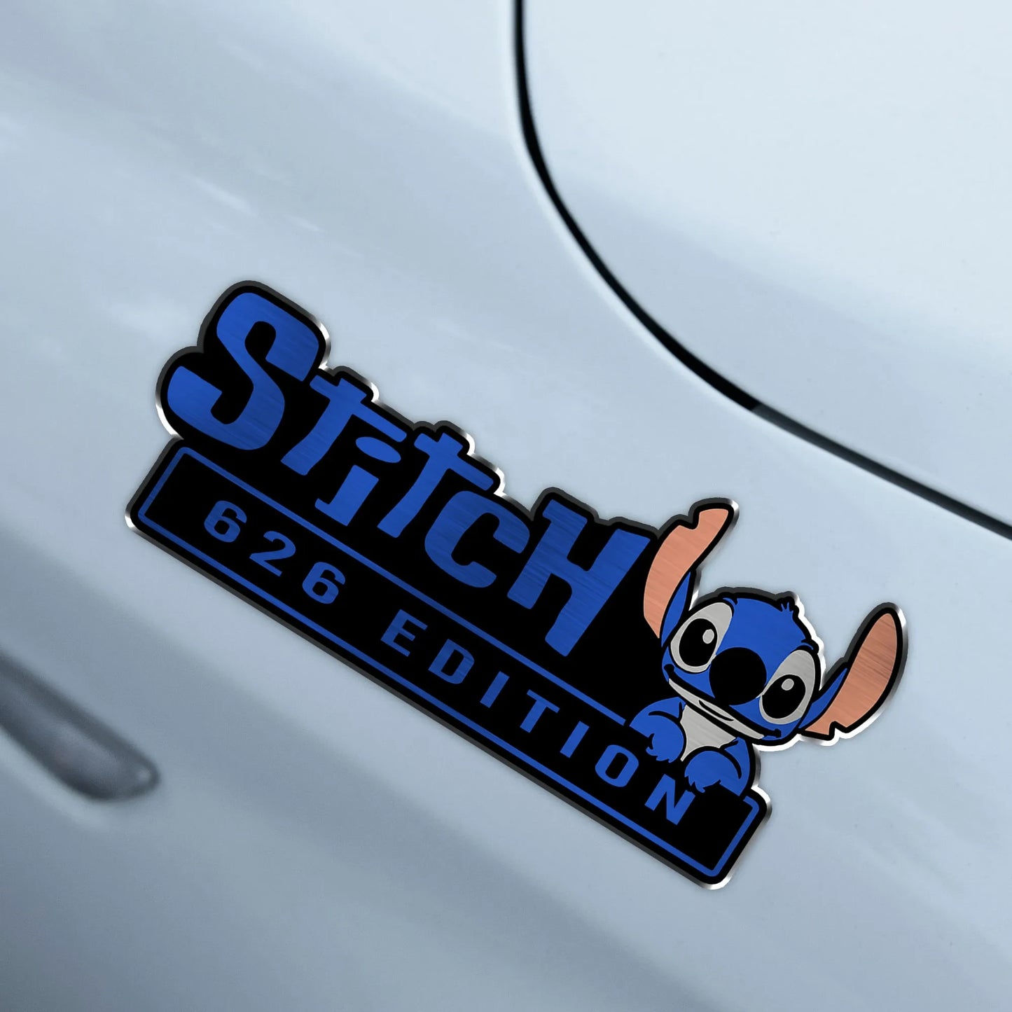 Stitch Experiment 626 Edition Laser Engraved or 3D Inlayed Car Name Badge