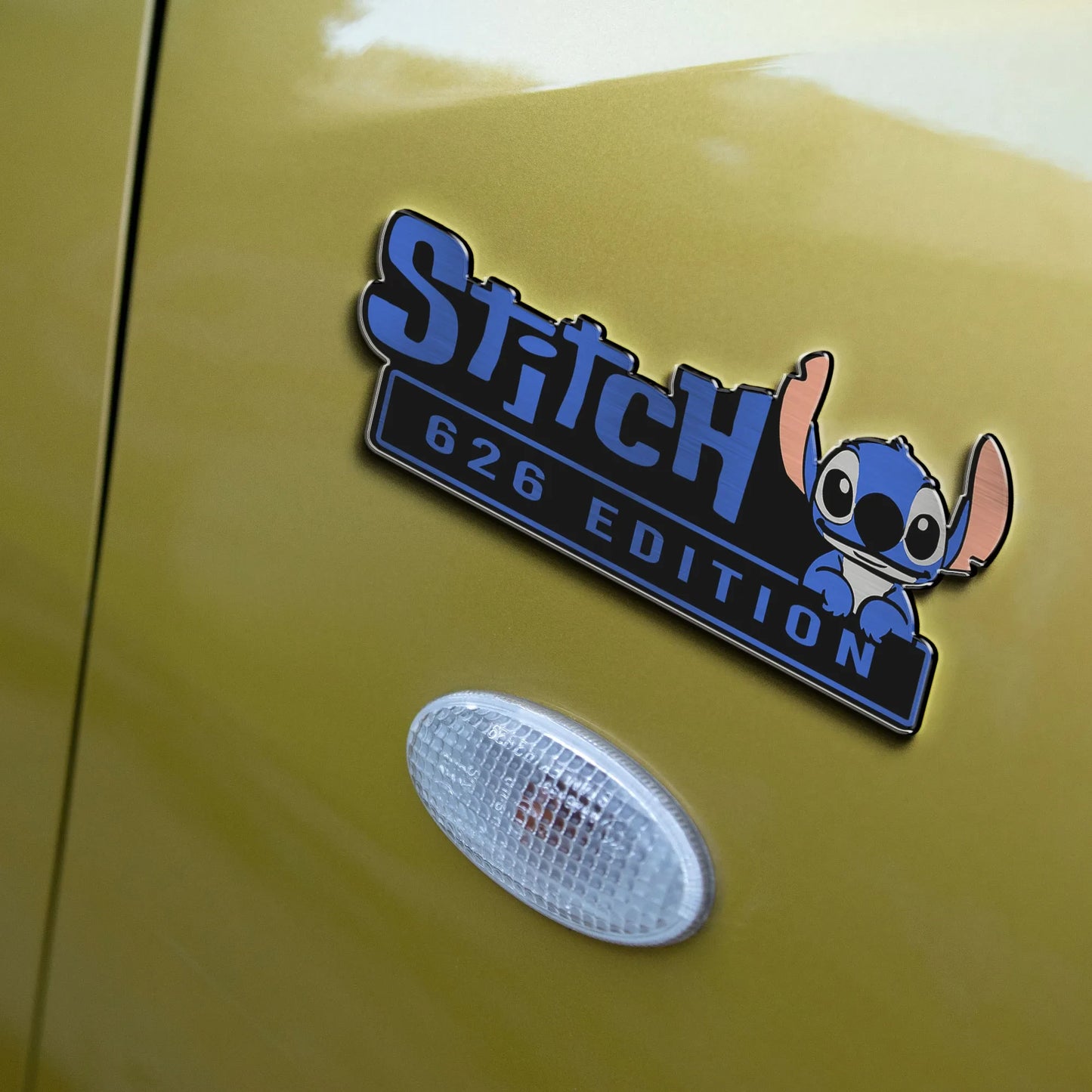 Stitch Experiment 626 Edition Laser Engraved or 3D Inlayed Car Name Badge
