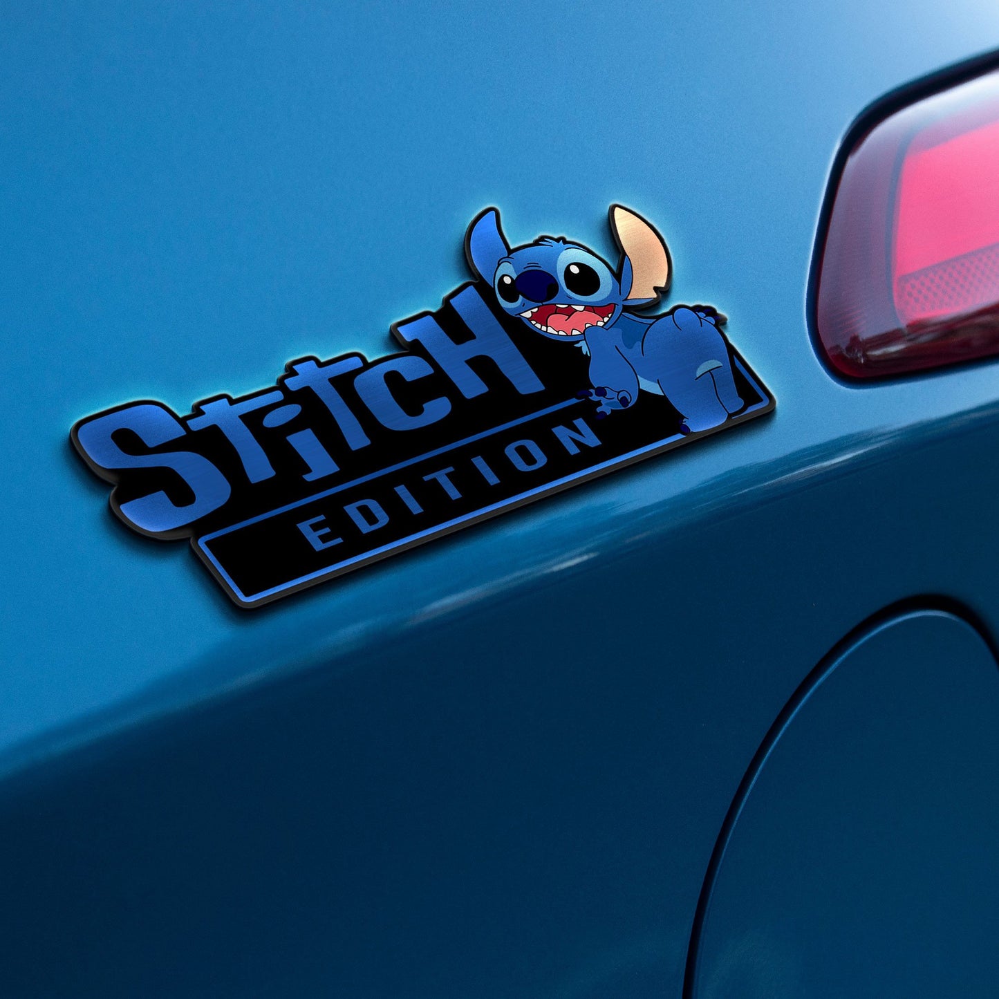 Stitch Experiment 626 Edition Laser Engraved or 3D Inlayed Car Name Badge 3