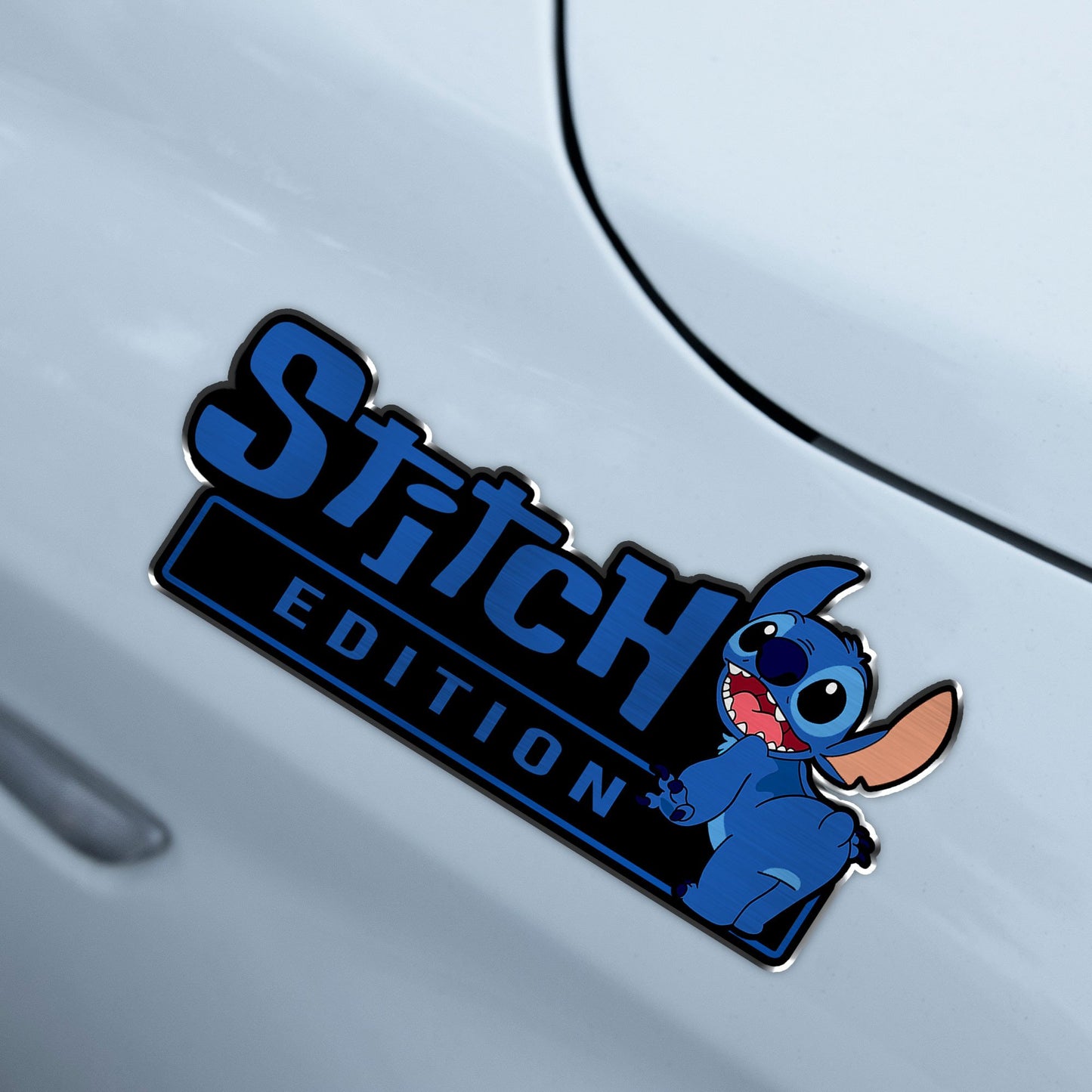 Stitch Experiment 626 Edition Laser Engraved or 3D Inlayed Car Name Badge 3