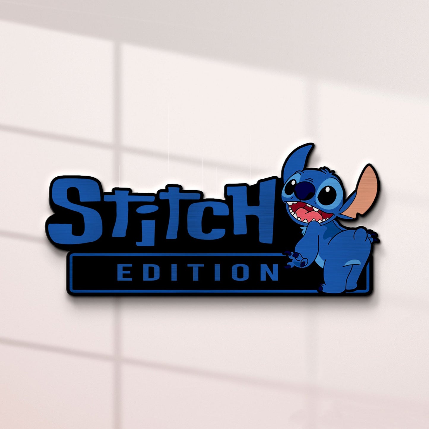 Stitch Experiment 626 Edition Laser Engraved or 3D Inlayed Car Name Badge 3