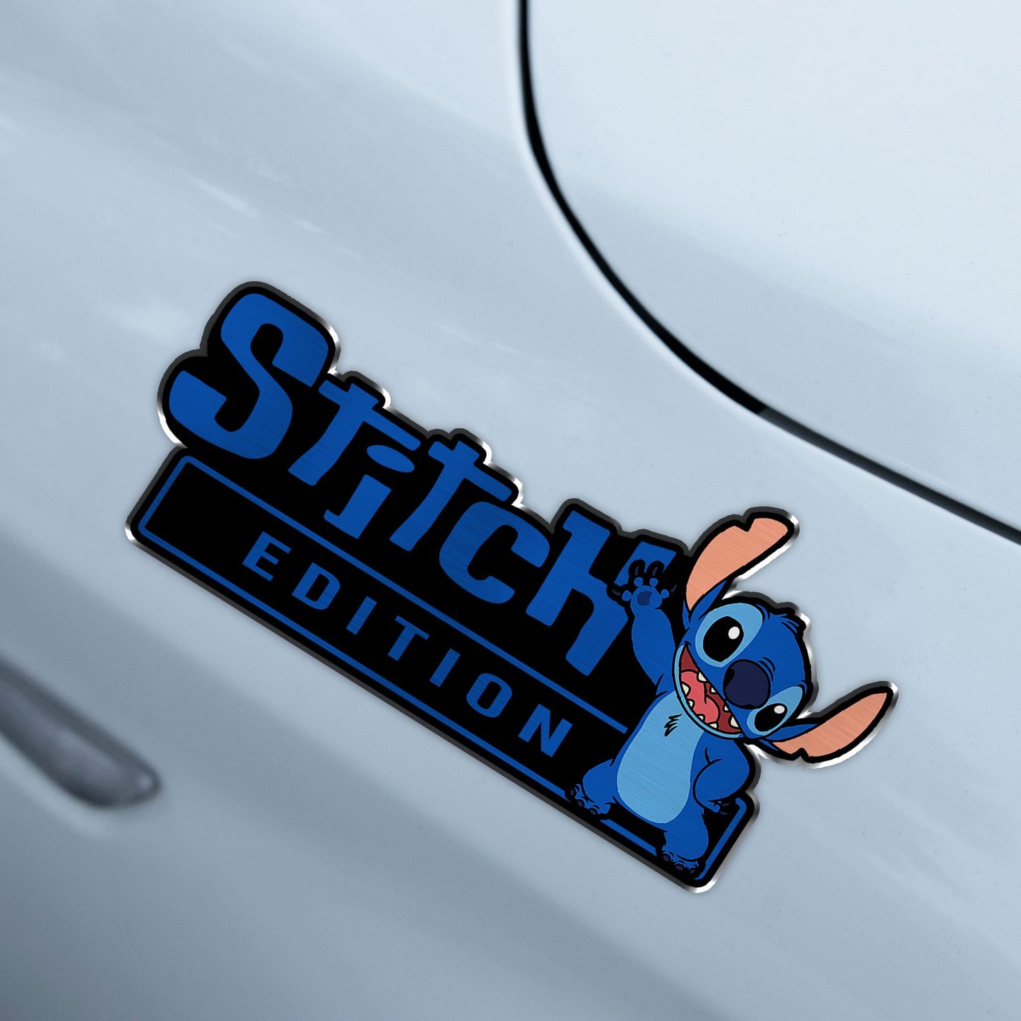 Stitch Experiment 626 Edition Laser Engraved or 3D Inlayed Car Name Badge 2