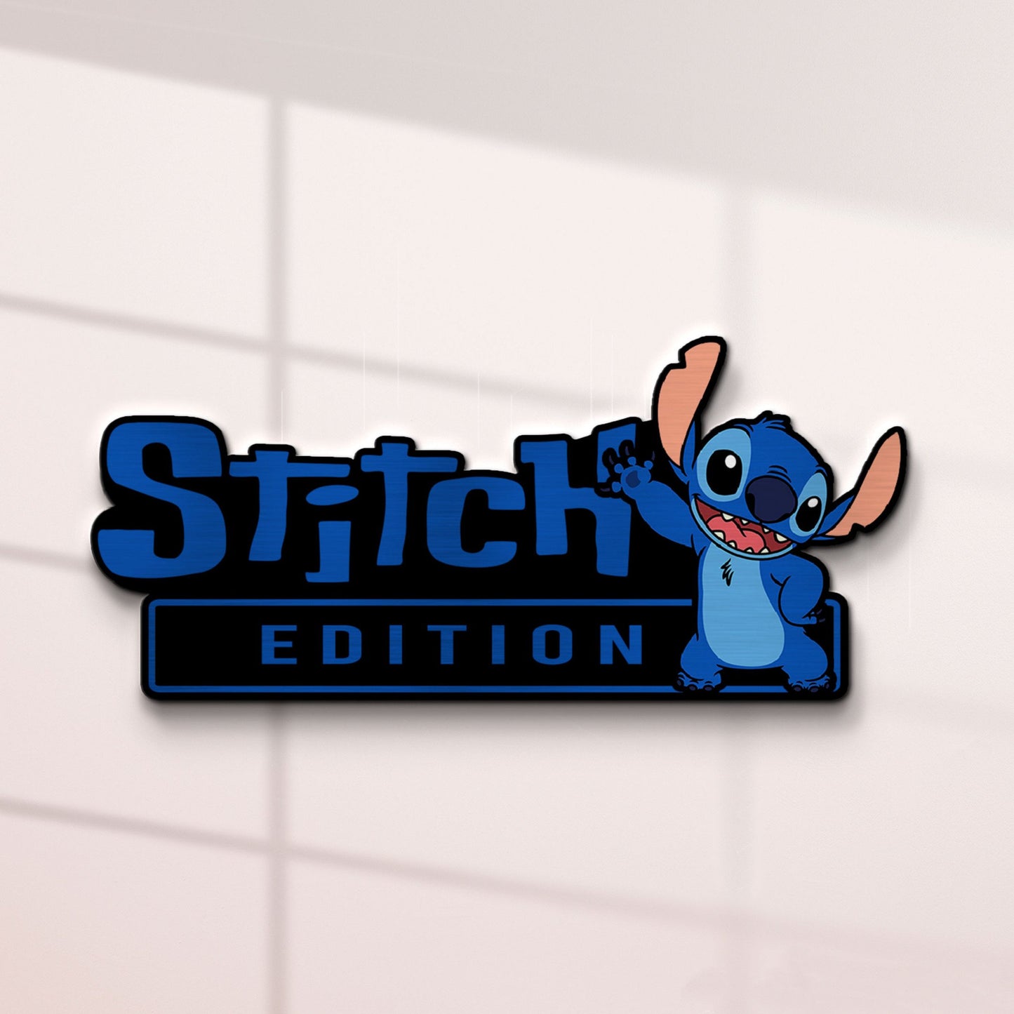 Stitch Experiment 626 Edition Laser Engraved or 3D Inlayed Car Name Badge 2
