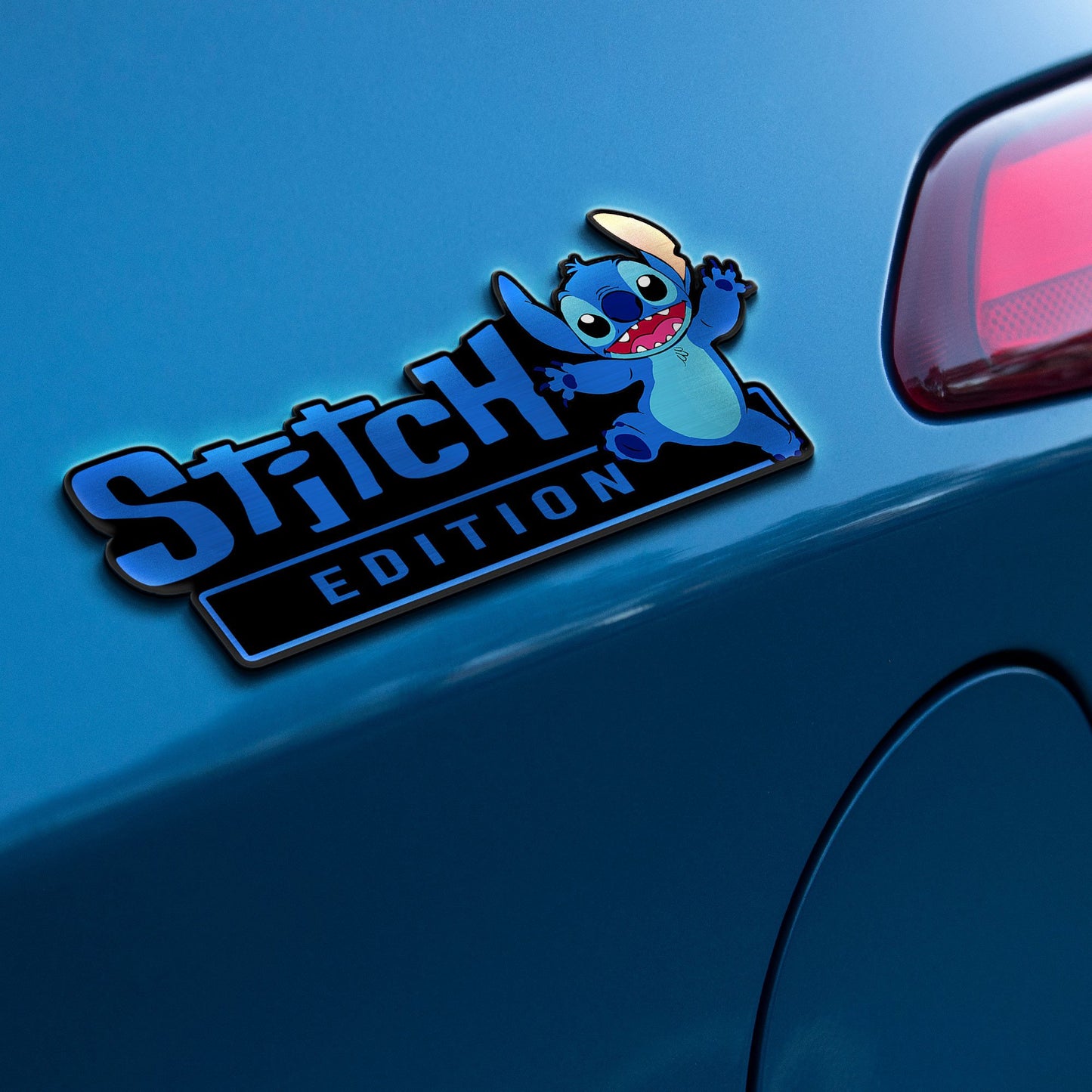 Stitch Experiment 626 Edition Laser Engraved or 3D Inlayed Car Name Badge 4