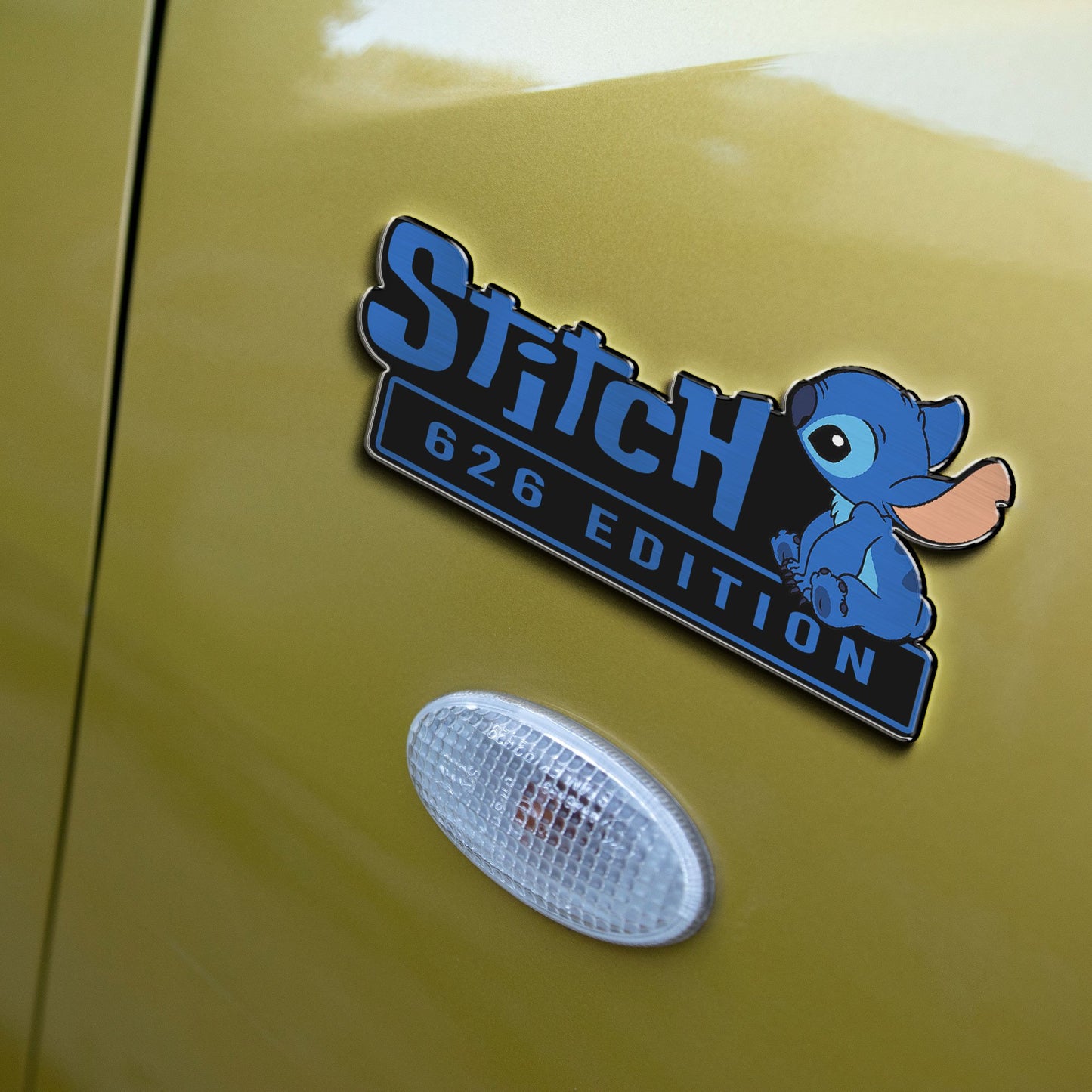 Stitch Experiment 626 Edition Laser Engraved or 3D Inlayed Car Name Badge 5