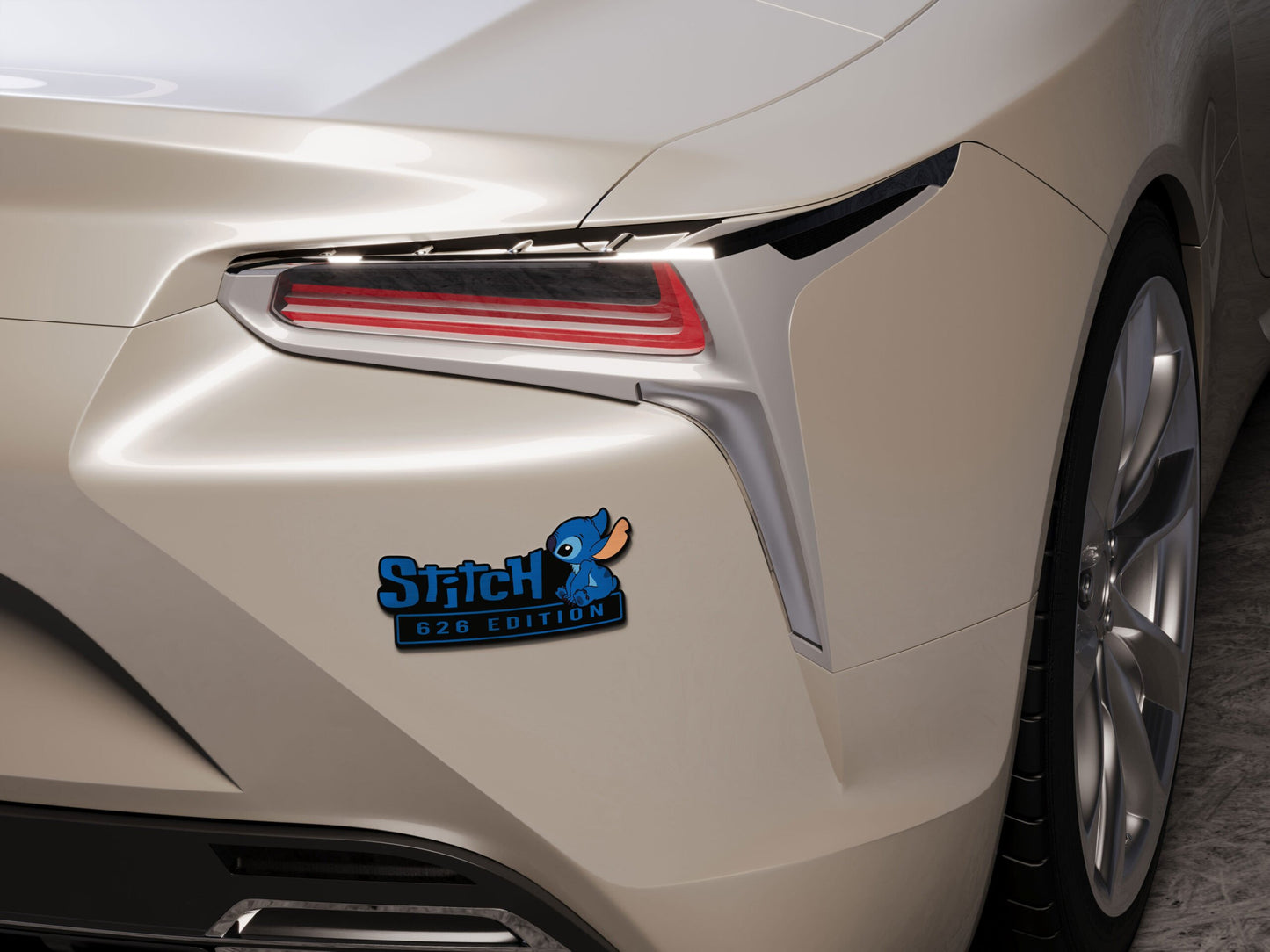 Stitch Experiment 626 Edition Laser Engraved or 3D Inlayed Car Name Badge 5