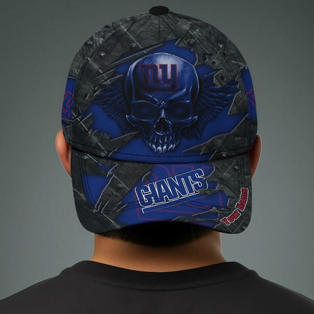 NFL All Team And Skull Art Custom Any Name Clasic Cap Gift For Fan