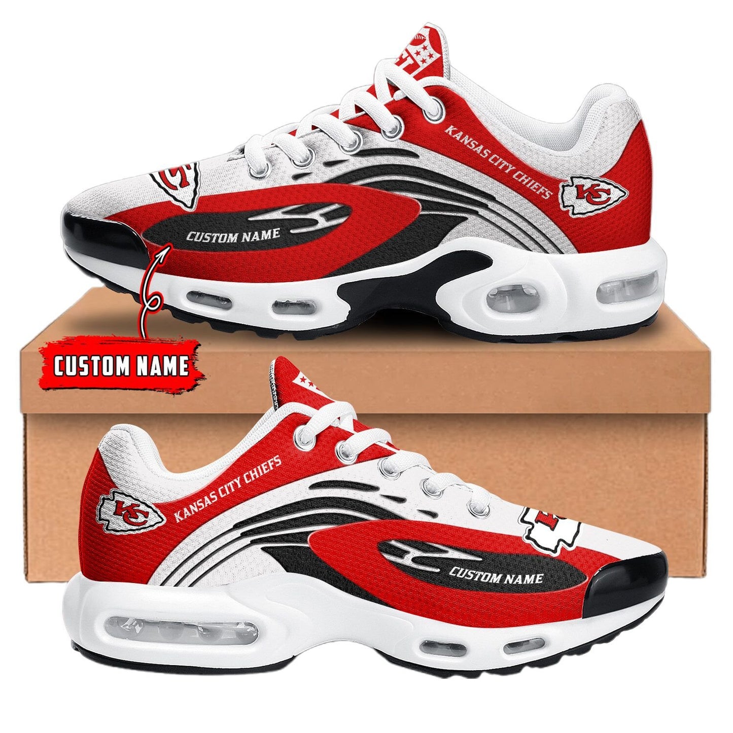 Kansas City Chiefs NFL Premium Customized Your Name | Sport Shoes