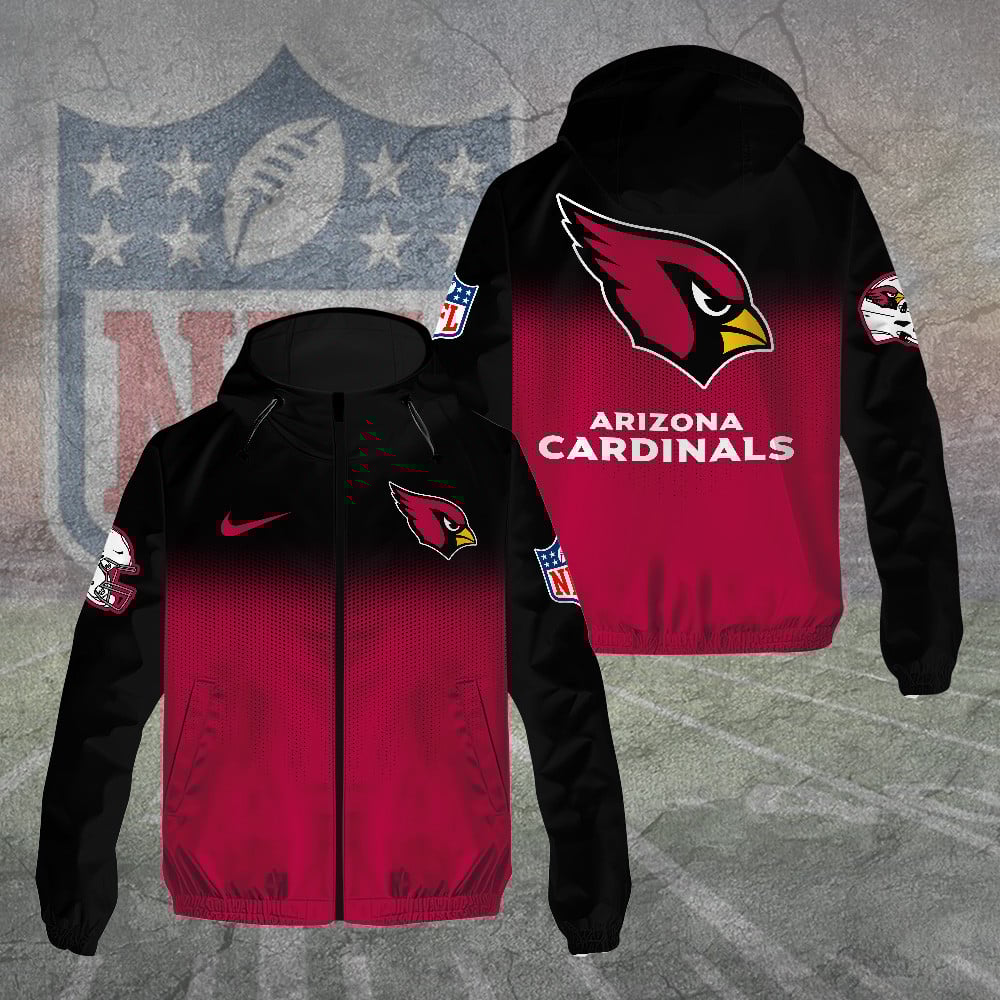 Arizona Cardinals 3D Windbreaker Jacket