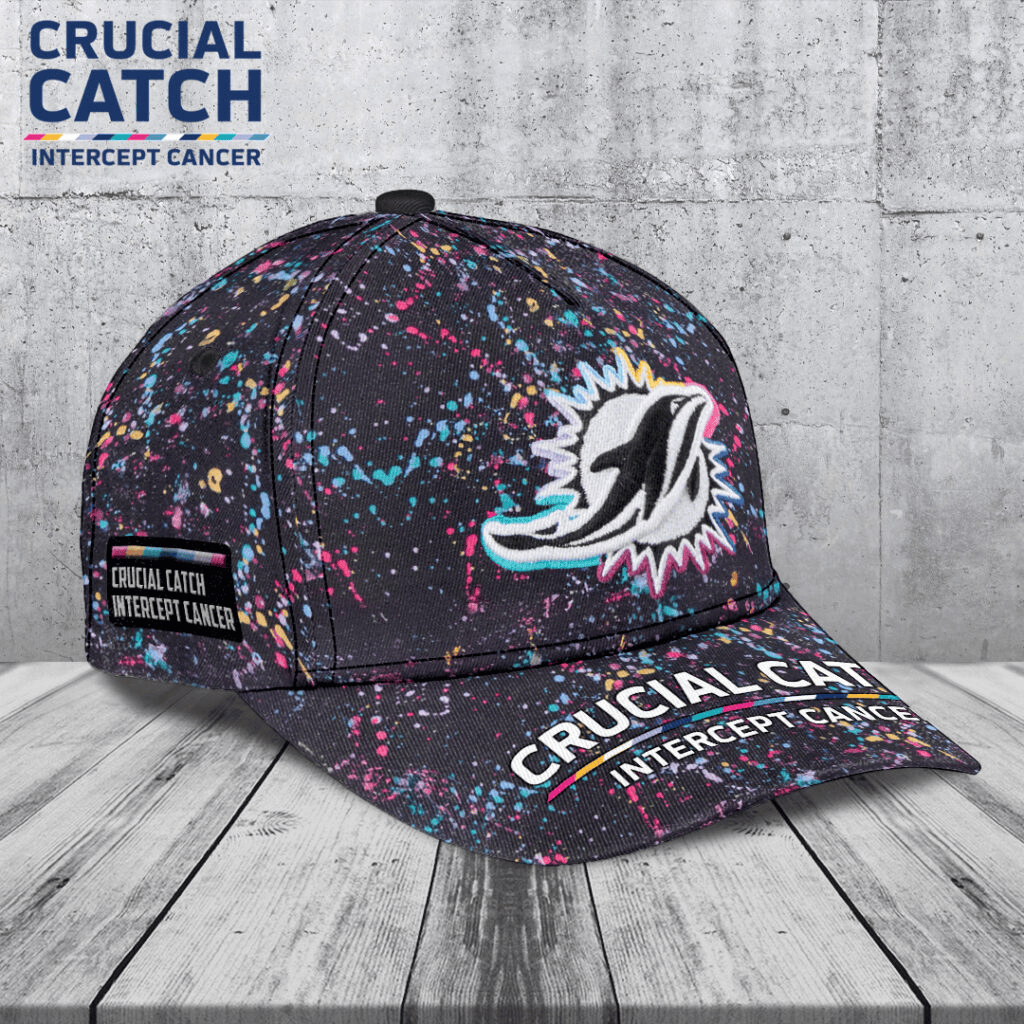 Miami Dolphins Crucial Crucial Catch Classic Cap