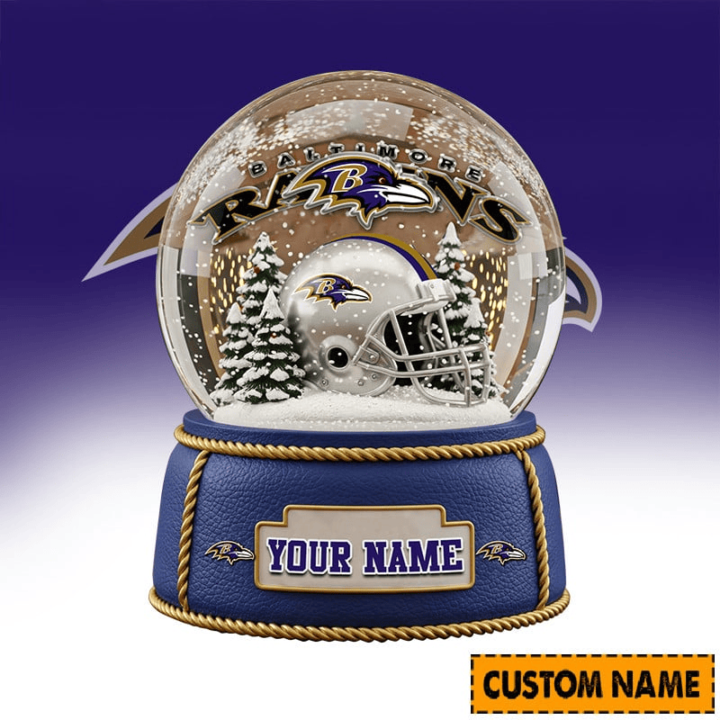 Baltimore Ravens Personalized Christmas Acrylic Block Plaque Décor Gift For Fan - Limited Edition
