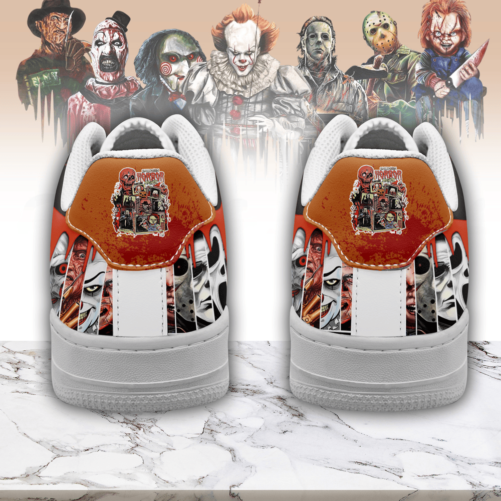 Halloween Horror Friends AF1 Sneakers Shoes For Men And Women