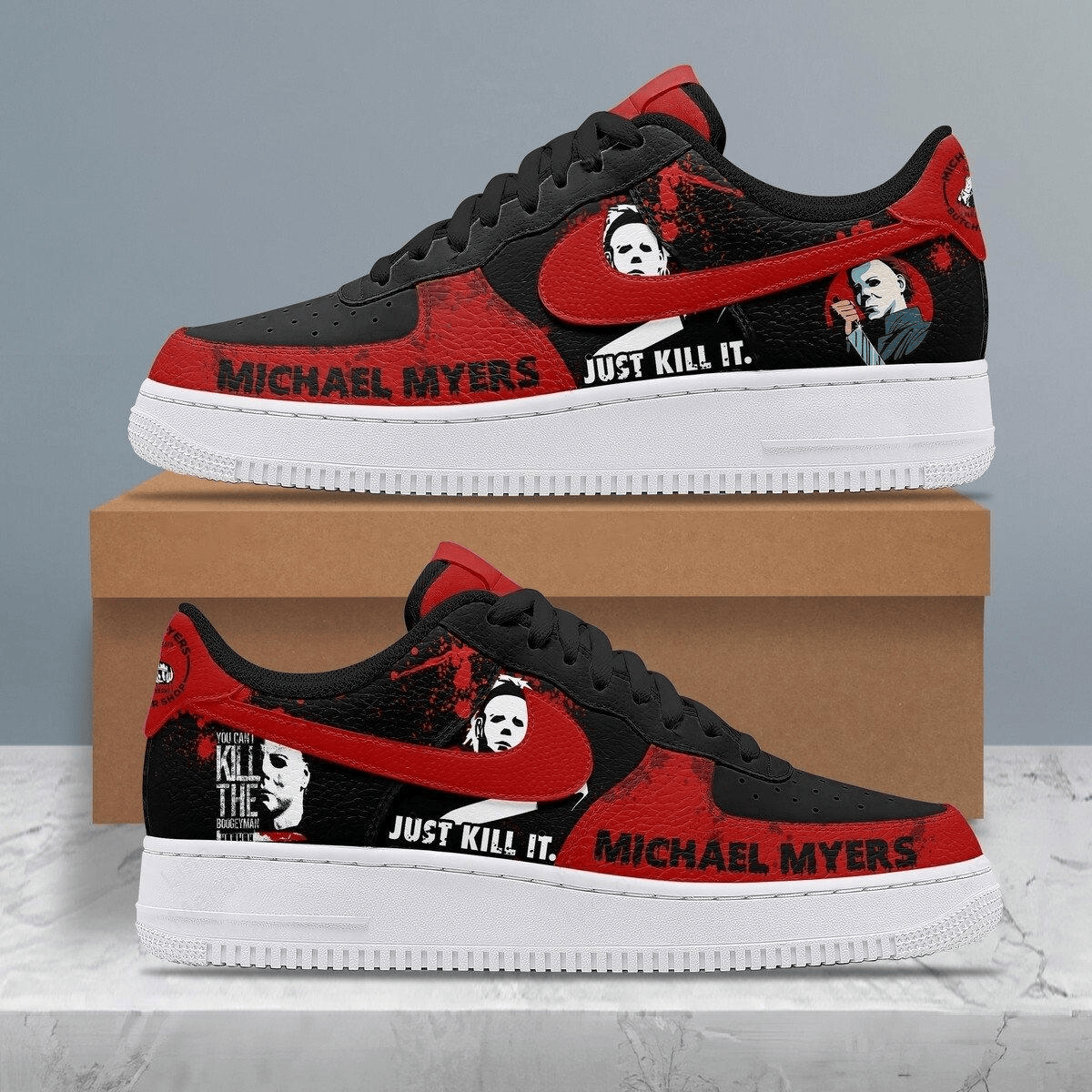 Michael Myers AF1 Sneakers Shoes For Men And Women