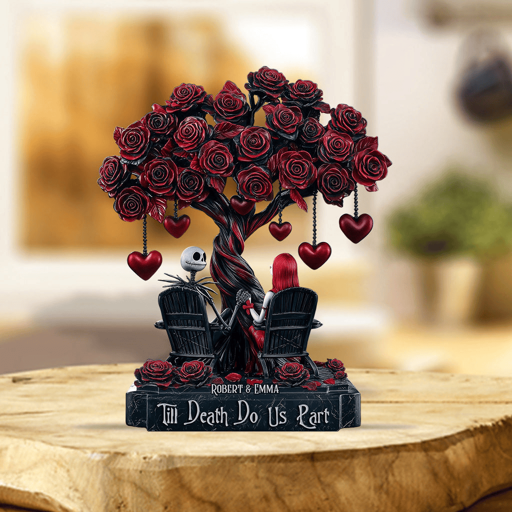 Till Death Do Us Part - The Nightmare Before Christmas - Customize Your Name Acrylic Plaque