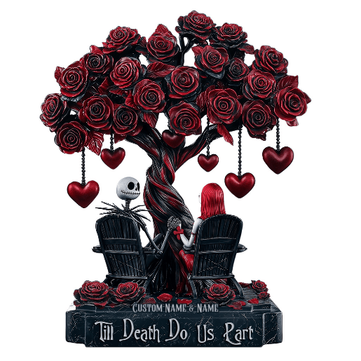 Till Death Do Us Part - The Nightmare Before Christmas - Customize Your Name Acrylic Plaque