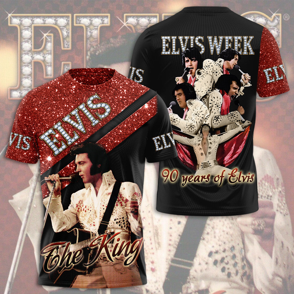 Elvis Presley 3D Apparel Unisex T-Shirt, Hoodie