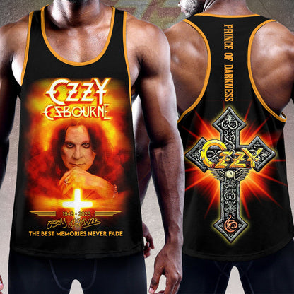Black Sabbath x Ozzy Osbourne Y-Back Muscle 3D Tank Top