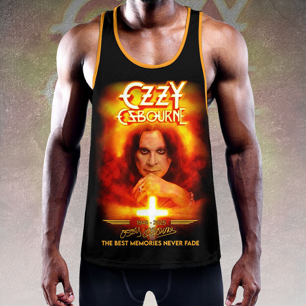 Black Sabbath x Ozzy Osbourne Y-Back Muscle 3D Tank Top