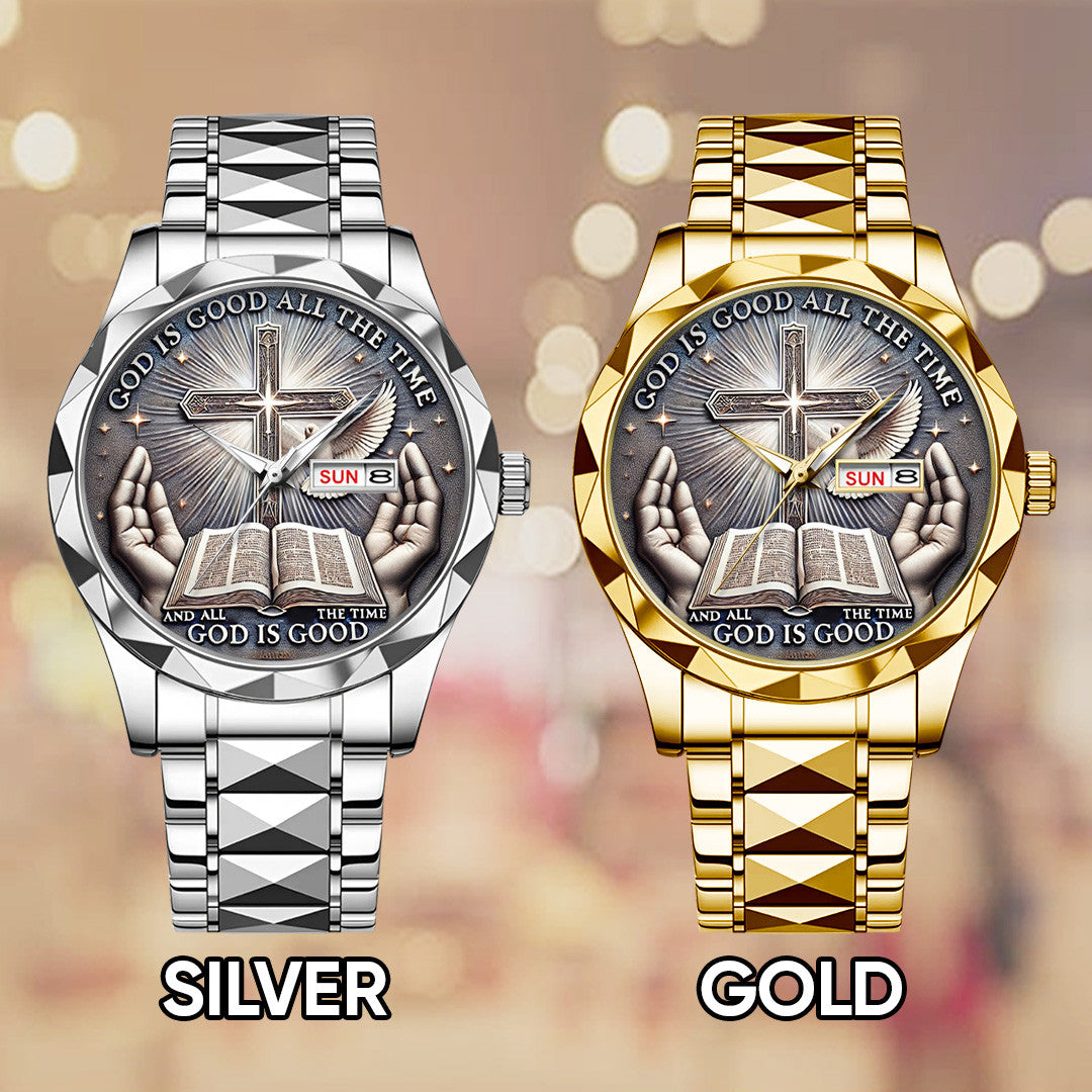 God is Good Alloy Luxury Quartz Watch