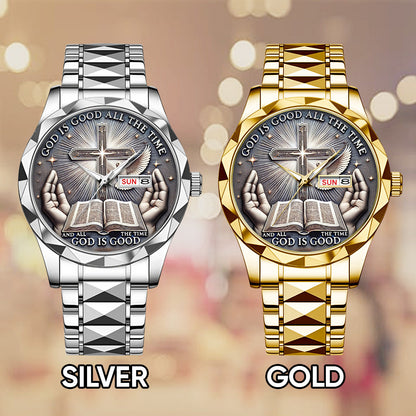 God is Good Alloy Luxury Quartz Watch