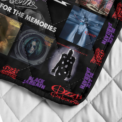 Ozzy Osbourne Quilt Blanket