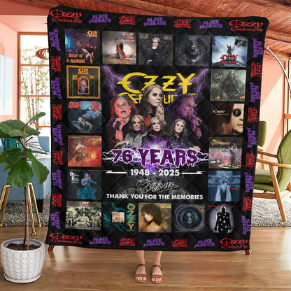 Ozzy Osbourne Quilt Blanket