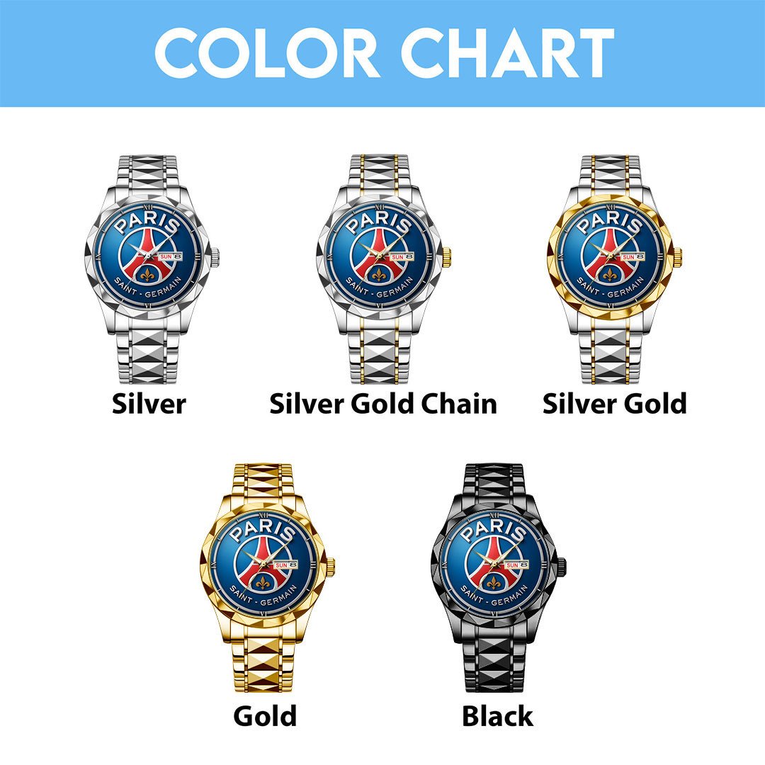 Paris Saint-Germain Alloy Luxury Quartz Watch